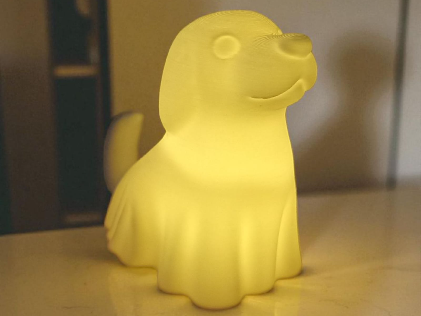 Cachorrinho Fantasma Vela LED - Imagem 2