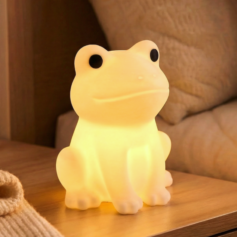 Luminária de Sapo Fofo – Suporte para Vela Tealight