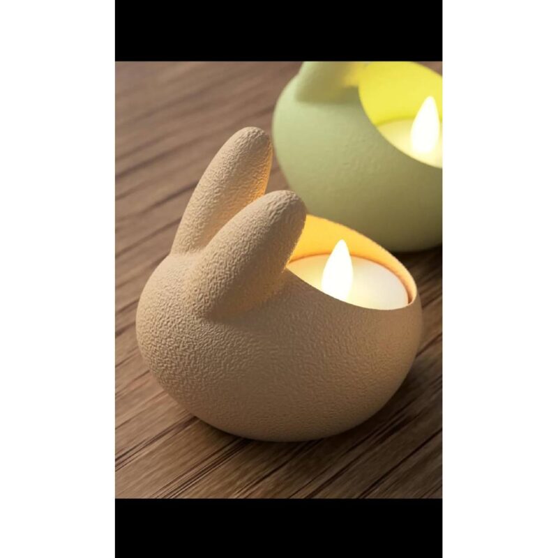 Abajur Coelho fofo com lâmpada de led inclusa Impressão 3D