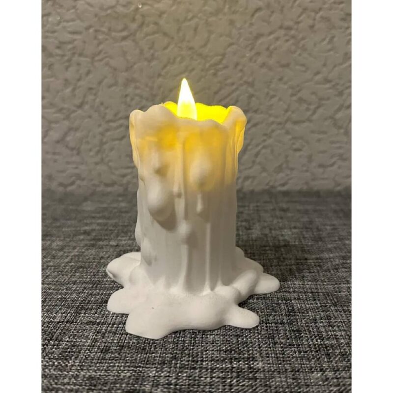 Abajur de Led Vela derretendo