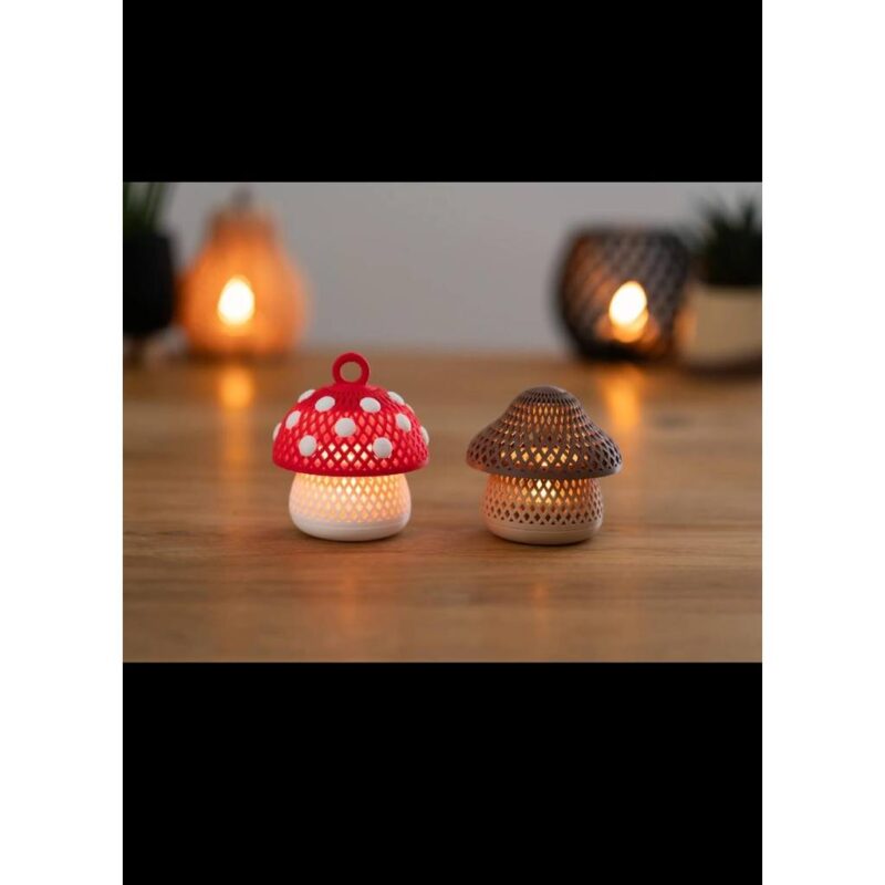 Abajur luminária Cogumelo com led incluso