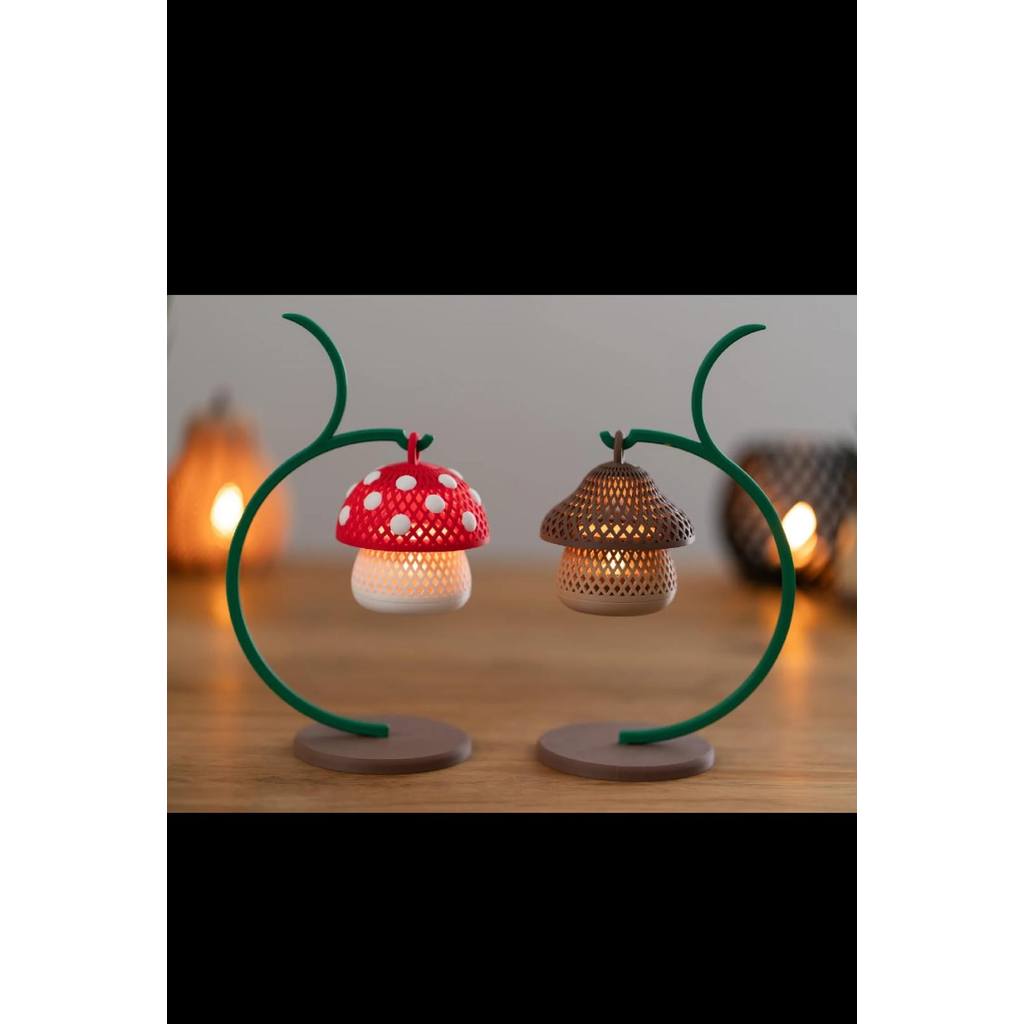 Abajur luminária Cogumelo com led incluso - Imagem 2