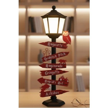 Abajur Luminária de Rua Harry Potter Personalizada Impressão 3D - Imagem 4