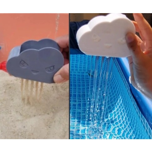 Brinquedo em forma de Nuvem para areia ou água - Impressão 3D