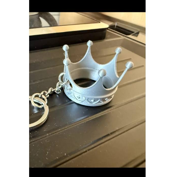 Chaveiro Coroa Rei/Rainha Impressão 3D