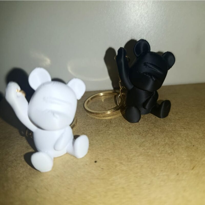 Chaveiro Urso Pendurado 3D
