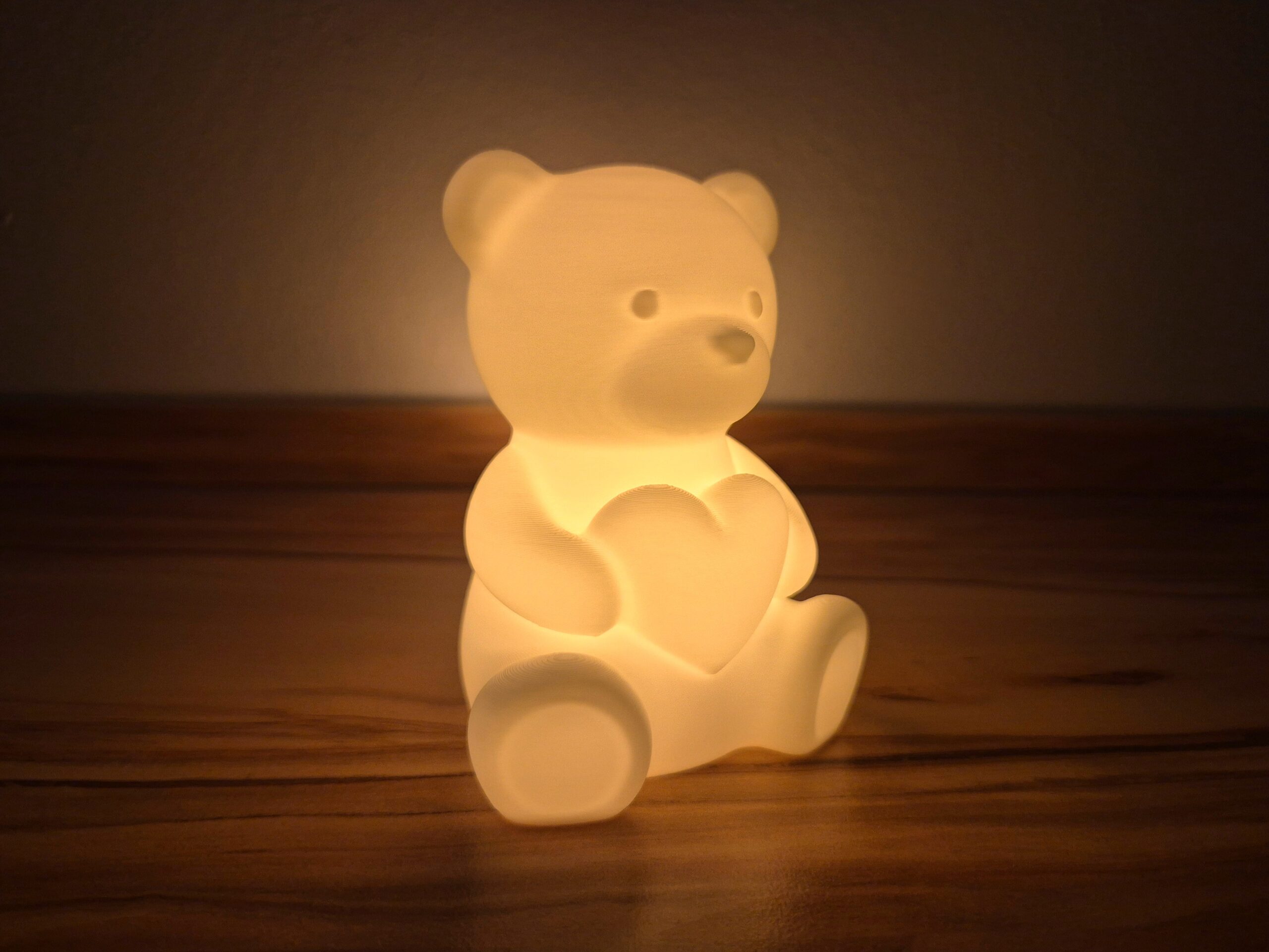 Luminária Coração Teddy – Suporte para Velas Tealight - Imagem 2