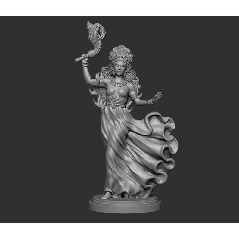 Impressão 3D Entidades e Orixás Variados Candomblé Umbanda 18cm de altura Exu Pombogira - Imagem 3