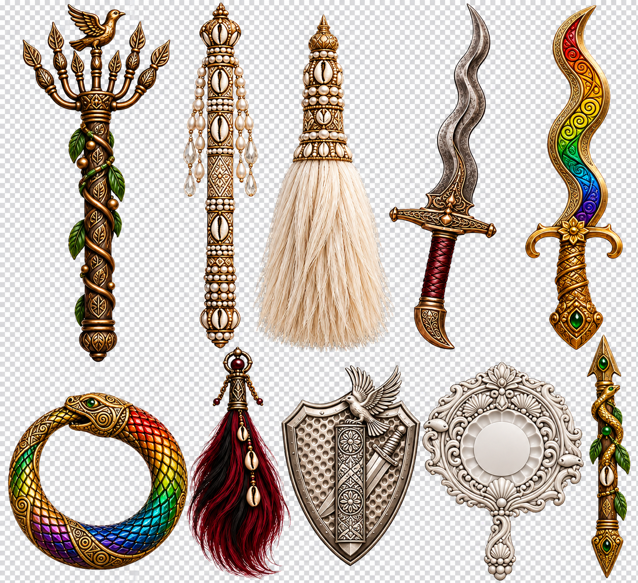 Pack de chaveiros - Orixás - Imagem 3