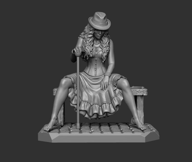 Navalha Sentada — Modelo 3D para Impressão