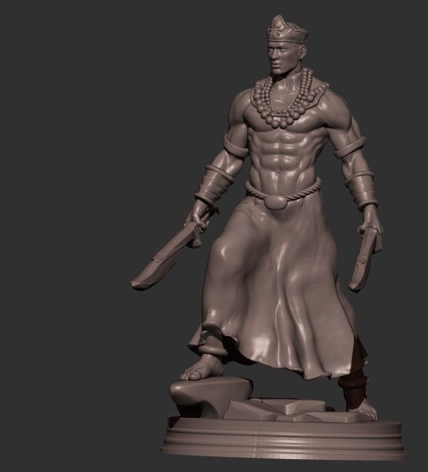 Ogum — Orixá | Modelo 3D para Impressão