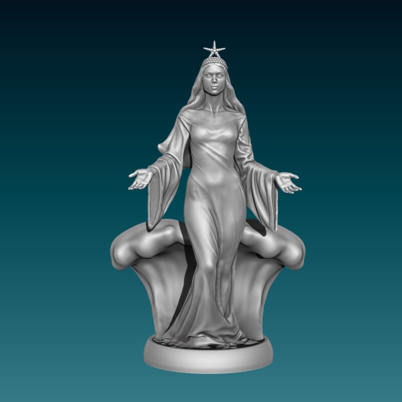 Yemanjá — Orixá | Modelo 3D para Impressão